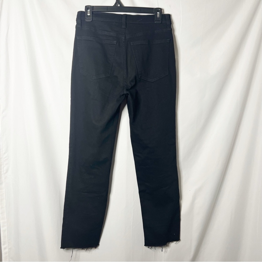 J. Crew Black Stovepipe Straight Jean in Signature Stretch+ - Picture 2 of 4